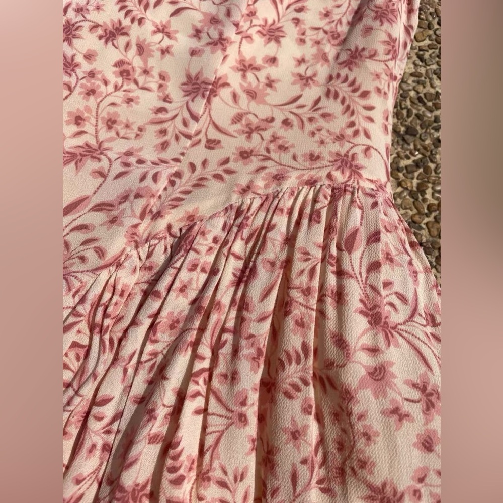 Reformation Maven Dress in Corrine Floral Pink Maxi Dress, 2 4 6 - Picture 9 of 14
